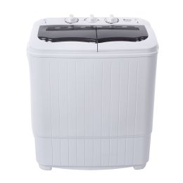 US XPB35-ZK35 14.3 Lb Washing Machine, Double Drum With Drain Pump, Plastic, Semi-Automatic